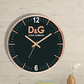 D&G - 12 inch Rose gold finish promotional wall clock