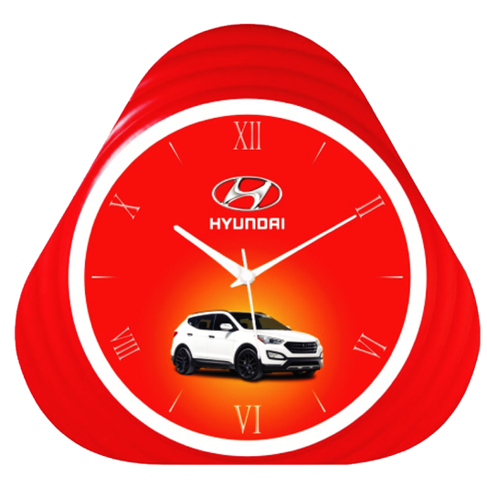 Hyundai  - 11 inch promotional wall clock - Triangular Clock
