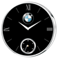 BMW - 12 INCH Chrome Finish with Dual Time