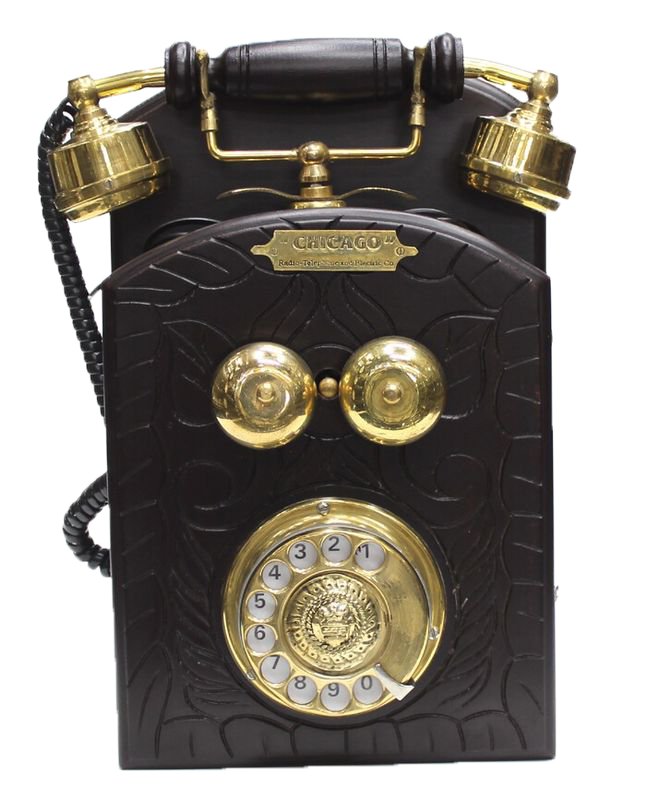 Vintage Telephone with Ringer in front