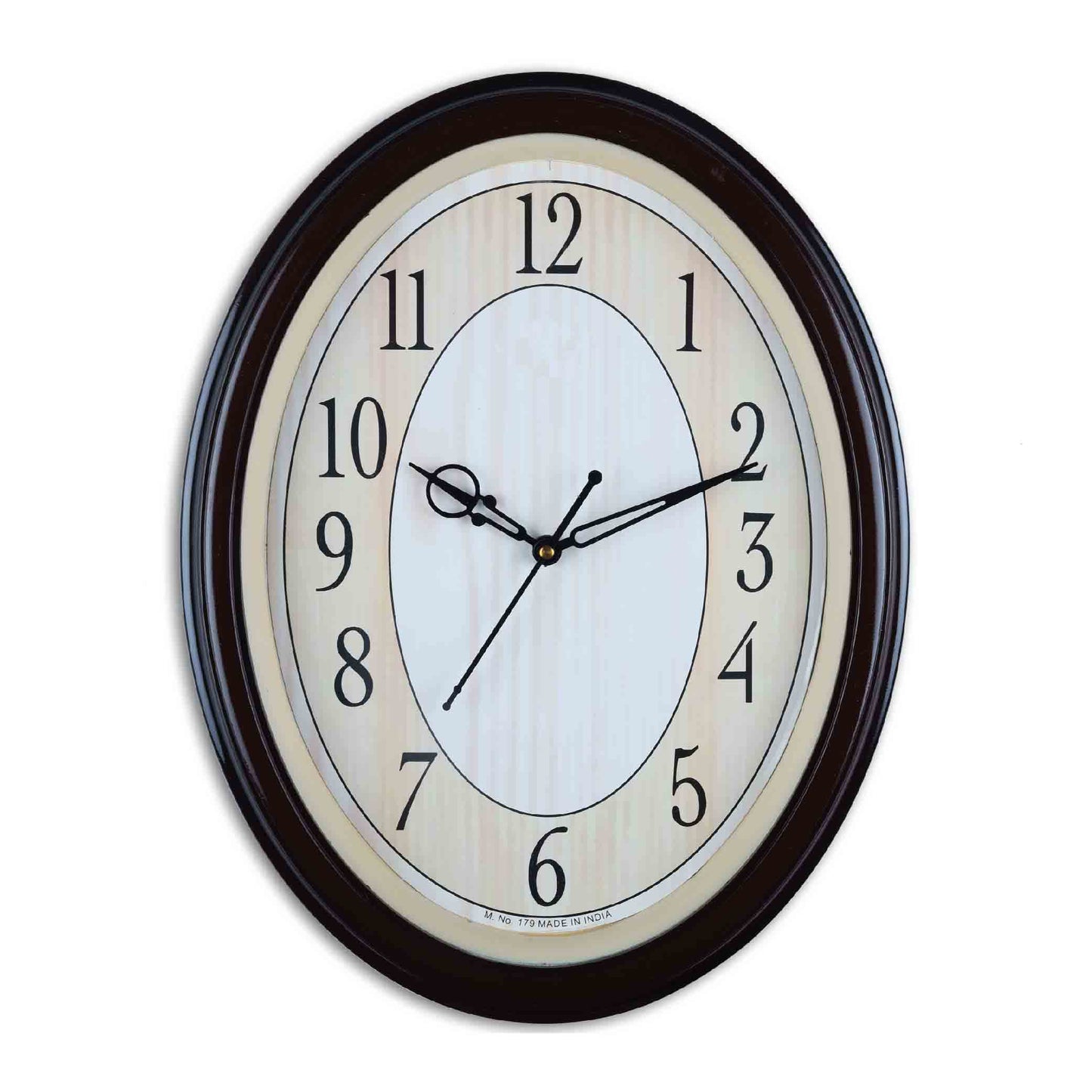 Oval Vintage Basic Wall Clock