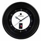 Plastic Customized Clock, 10 inch x 10 inch for Promotional Branding .Black.