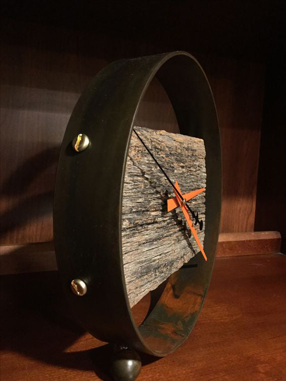 Wooden Plank -Table Clock