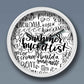 The Bucket List clock